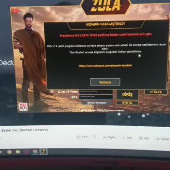 Zula Oyun Zulada Gereksiz Yere Sınırsız Ban Yedim