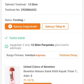 Benetton Suluk Kapağı Kırıldı
