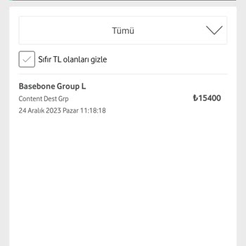 Basebone Vodafone Faturalı Hattıma İzinsiz Abonelik