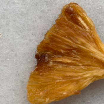 Taze Kuru Quru Marka Kurutulmuş Ananasın İçinden Saç Çıktı