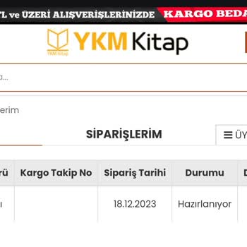 YKMkitap 20 Gündür Cevap Yok