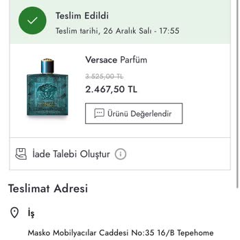 Versace Eros / Boyner Parfüm