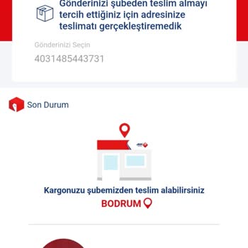 Aras Kargo Kargom Teslim Edilmeden İade Edildi!
