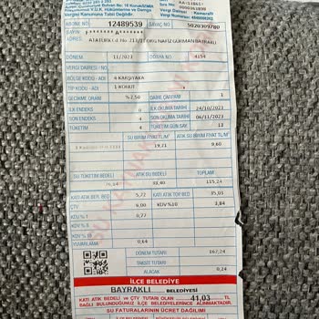 İZSU Ve Fahiş Su Faturası Bedelleri