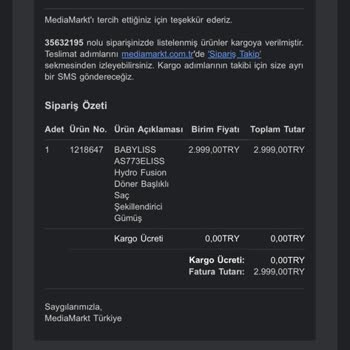 Media Markt Online Mağaza Dan Sattığı Ürünün Arkasında Durmuyor