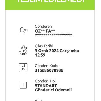 Yurtiçi Kargo Kargo Tarafıma 3 Gündür İletilmiyor!