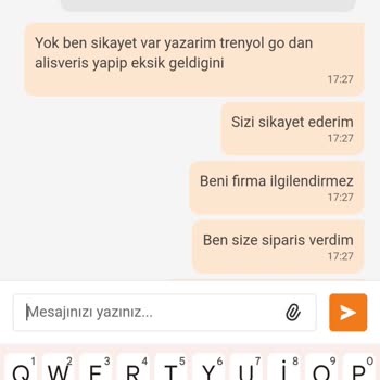 Trendyol Eksik Gelen Sipariş