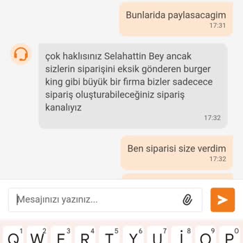 Trendyol Eksik Gelen Sipariş
