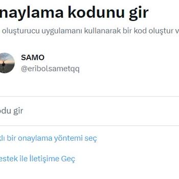 Twitter Kod Oluşturucu Sorunu