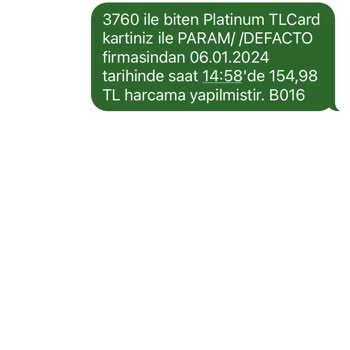 DeFacto Kartımdan Para Çekildi.