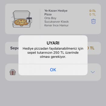 Domino's Pizza Ye Kazan Şikayet