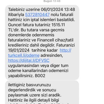 Turkcell Superbox İptalinin Geri Çekilmesi İstiyorum