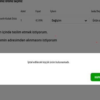 Media Markt Arızalı Kulaklık Değişim