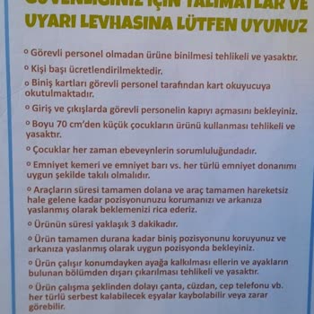 İzmir Optimum Playland Oyun Alanında Yazılı Olmayan Kurallar