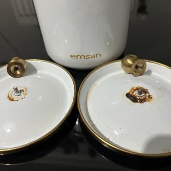Emsan'dan Aldığım Emaye Saklama Kapları Paslandı