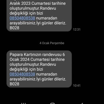 Jetlogi Papara Kartım Randevu Tarihinde Gelmiyor