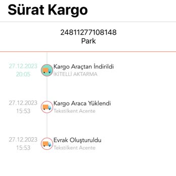 Sürat Kargo Günlerdir Kargomuzu Göndermiyor!