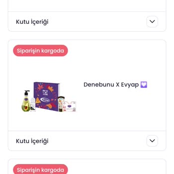 Denebunu.com'dan Eksik Gelen Kutular