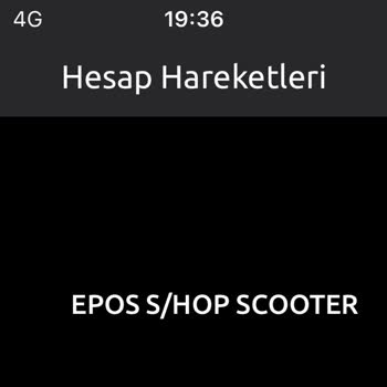 Hop Scooter E Hatası Ve Para İadesi