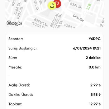 Hop Scooter E Hatası Ve Para İadesi