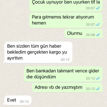 Cebesportss Ürünü Yollamadı Cevap Yok