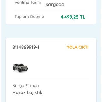 Horoz Lojistik İade Ücretim Yatmadı