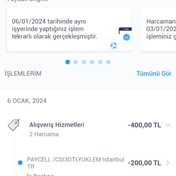 Turkcell Fazla Paket Alımı