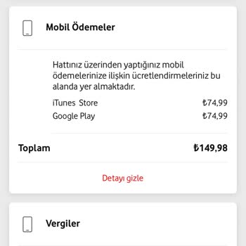 Vodafone İTunes Store İptali