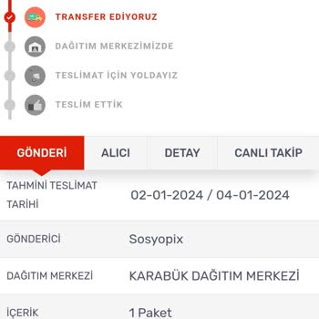 Sosyopix 11 Gündür Gelmeyen Kargo Sorunu