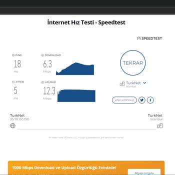 TurkNet Çekmeyen İnternet Sorunu