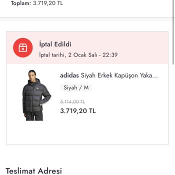 Boyner İnternet Mağazasından Sipariş Edilen Ürünün İptal Edilmesi