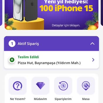 Pizza Hut Sipariş Ortada Yok
