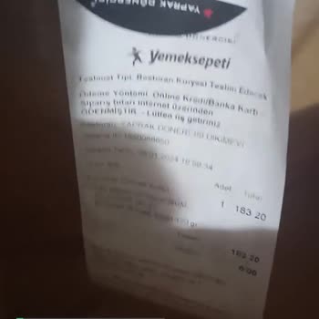 Yemeksepeti Aç Kaldım Kötü Hizmet