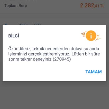 İş Bankası Ek Hesaptan Borç Ödeme Yapılamaması
