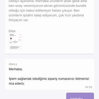 Gardrops Sipariş İptali Sağlanmıyor