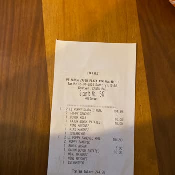 Popeyes Yanlış Paketlenen Menü Hayal Kırıklığı!