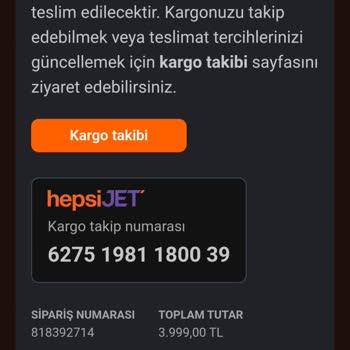 Hepsijet Kargosu Dalga Geçti