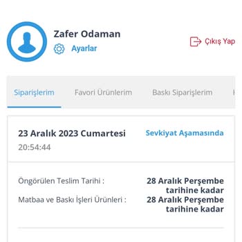 Avansas Siparişim Elime Ulaşmadı