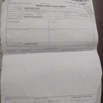 A101 Problemli TV Satılması