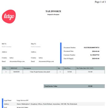 Parama El Koydu Letgo Sistemi!