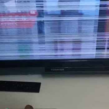 Toshiba TV Ekranda Yatay Çizgiler!