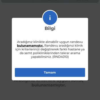Hastane Randevu Sistemi :(