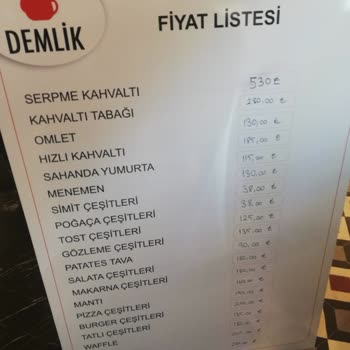 Demlik Cafe Abartılı Fiyatları Denetlenmiyormu