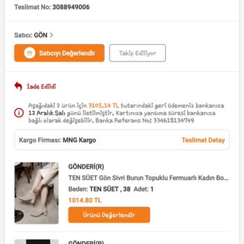 Trendyol İade Tutarının Halen Kredi Kartıma İade Edilmemesi