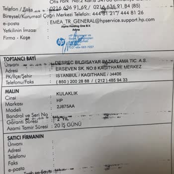 Teknosa Ve HP Garanti Aldatmacası