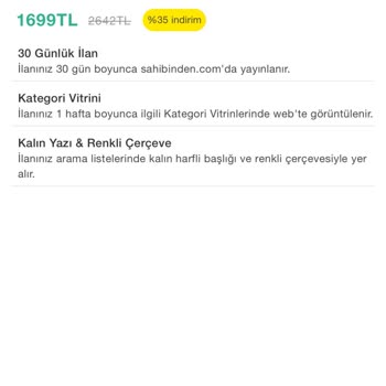 Sahibinden.com İlanı Kaldırıp Zamlı Fiyattan İlan Koydurmaya Çalışıyor