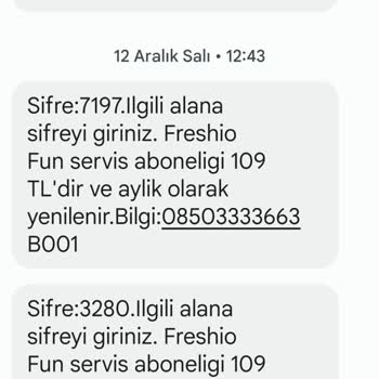 Türk Telekom Freshio Fun Servis Aboneliği Uygulaması