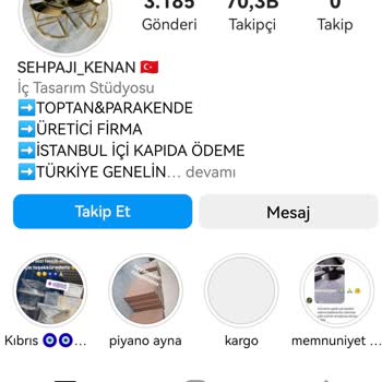 Sehpaji_kenan (Instagram) Defolu Yanlış Ürün İlgisiz Satıcı