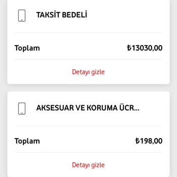 Vodafone Aksesuar Koruma Ücreti Sorunu