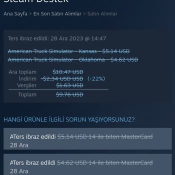 Steam Hesabıma Ters İbraz Yaptı